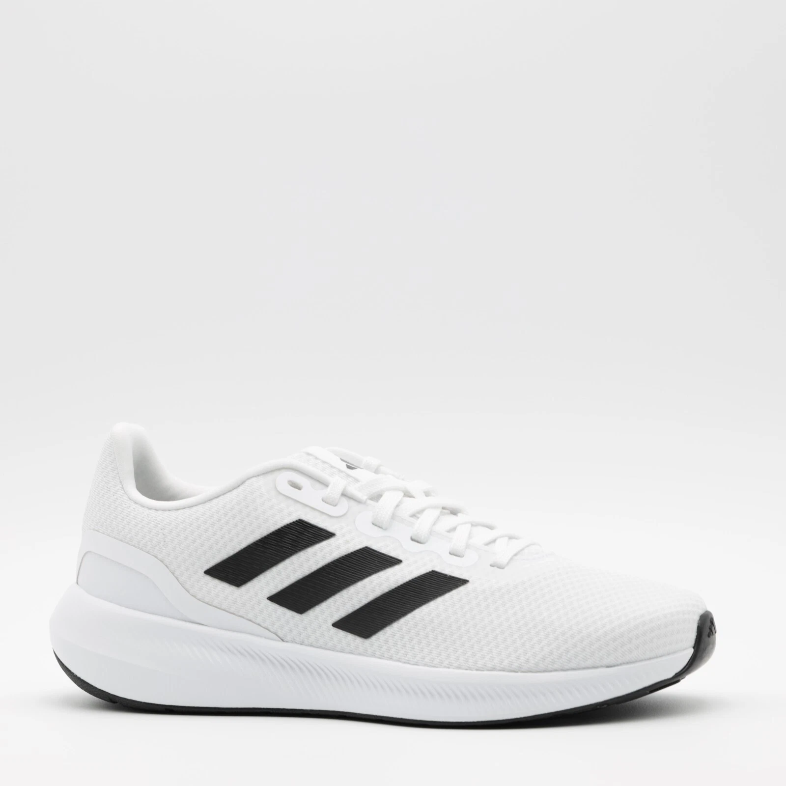 Adidas Men's Breathable Cushion Runfalcon 3 Low Running Shoes White/Black Sz 11