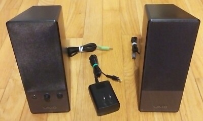 RARE - SONY VGP-SP1 SAIO TABLE STEREO SPEAKERS SET | eBay