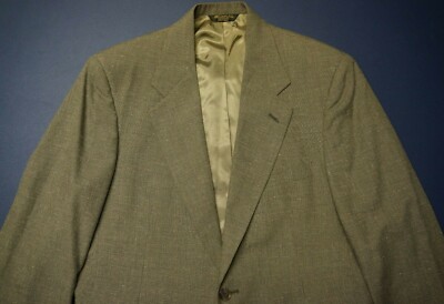 Men's 40S Palm Beach Green and Grey Houndstooth Suit 