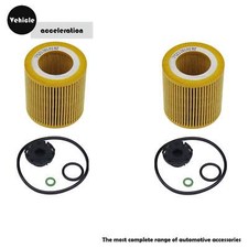 For BMW E82 E89 E92 F10 Set of 2 Engine Oil F...