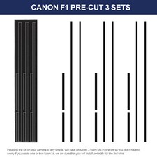 Canon F1 F1n Film Camera Pre-Cut Light Seal Foam Self Adhesive Repair Sponge Kit