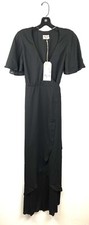 Show Me Your Mumu Women’s Black Short Sleeve Maxi Dress Size XS