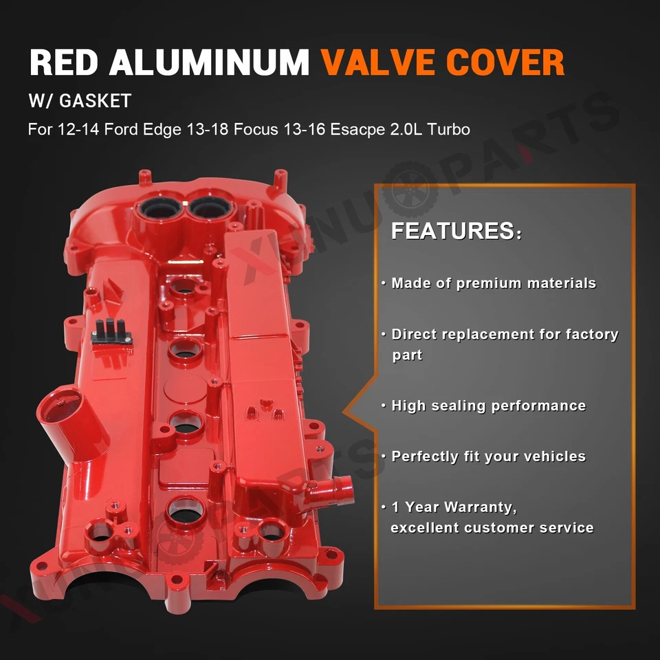 Aluminum Valve Cover for 2013-2018 Ford Focus 2.0L 2016-18 Ford Focus 2.3L Turbo — 第 2/4 张图片