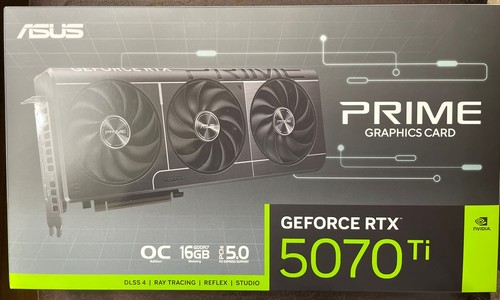 ASUS PRIME NVIDIA GeForce RTX 5070 TI OC 16GB Graphics Card SAME DAY SHIP