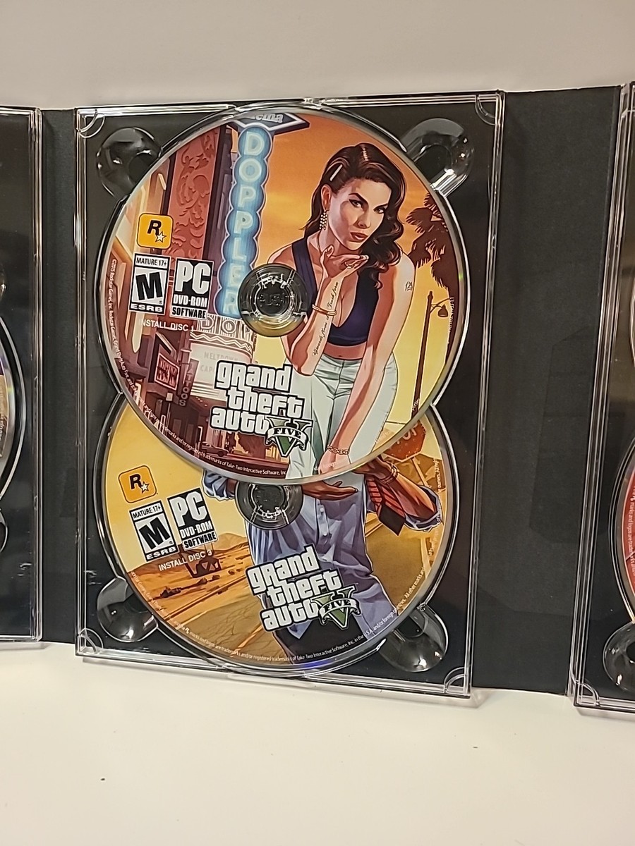 GTA V Grand Theft Auto 5 PC 7-Disc Set 710425414534| eBay