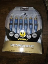 AR Best Gold Plated Shielded 1080i HD RGB HiDef Long Component Video Cable New