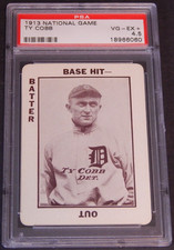 Vintage Original 1913 Ty Cobb National Game PSA 4.5 Baseball Sport Card