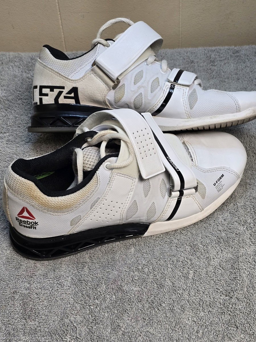 Reebok CrossFit Lifter Plus Womens Sz Shoes White Training Lifting  Sneaker