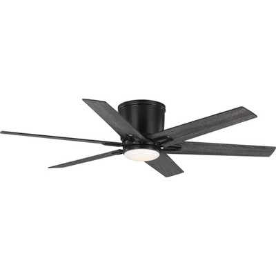 Progress Lighting P250099-30 Bexar 54'' 6 Blade Indoor LED Ceiling - Black