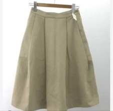 Margaret Howell Beige Flared Skirt Size 2 Length 26.3 inches