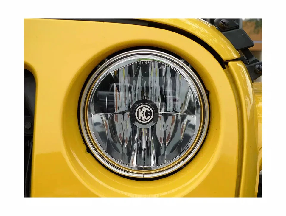 KC HiLiTES Jeep LED Headlights Reflector Single Light - Image 4 of 4
