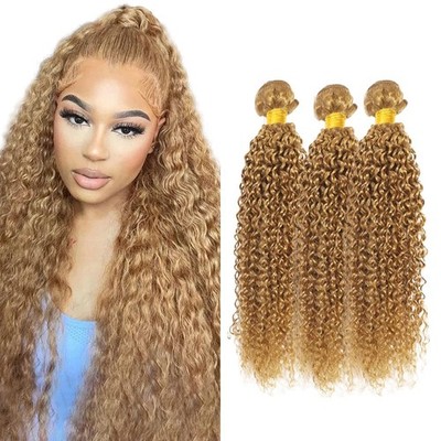 Cklikeb Human Hair Bundles 27 Color Jerry Curly Bundles Human Hair Unprocessed
