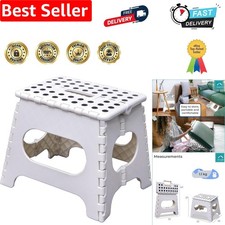 Klappbarer Tritthocker aus Kunststoff, starker strapazierfähiger rutschfester Hocker für Kinder a...