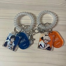 My Hero Academia Bakugo Iida Collab Locker Keychain Set Unused japan