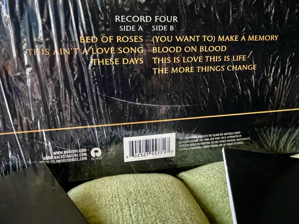 ★ BON JOVI Greatest Hits 4-LP US 2010 ULTRA LIMITED EDITION 180g SHRINK WRAP ★ - Bild 4 von 4