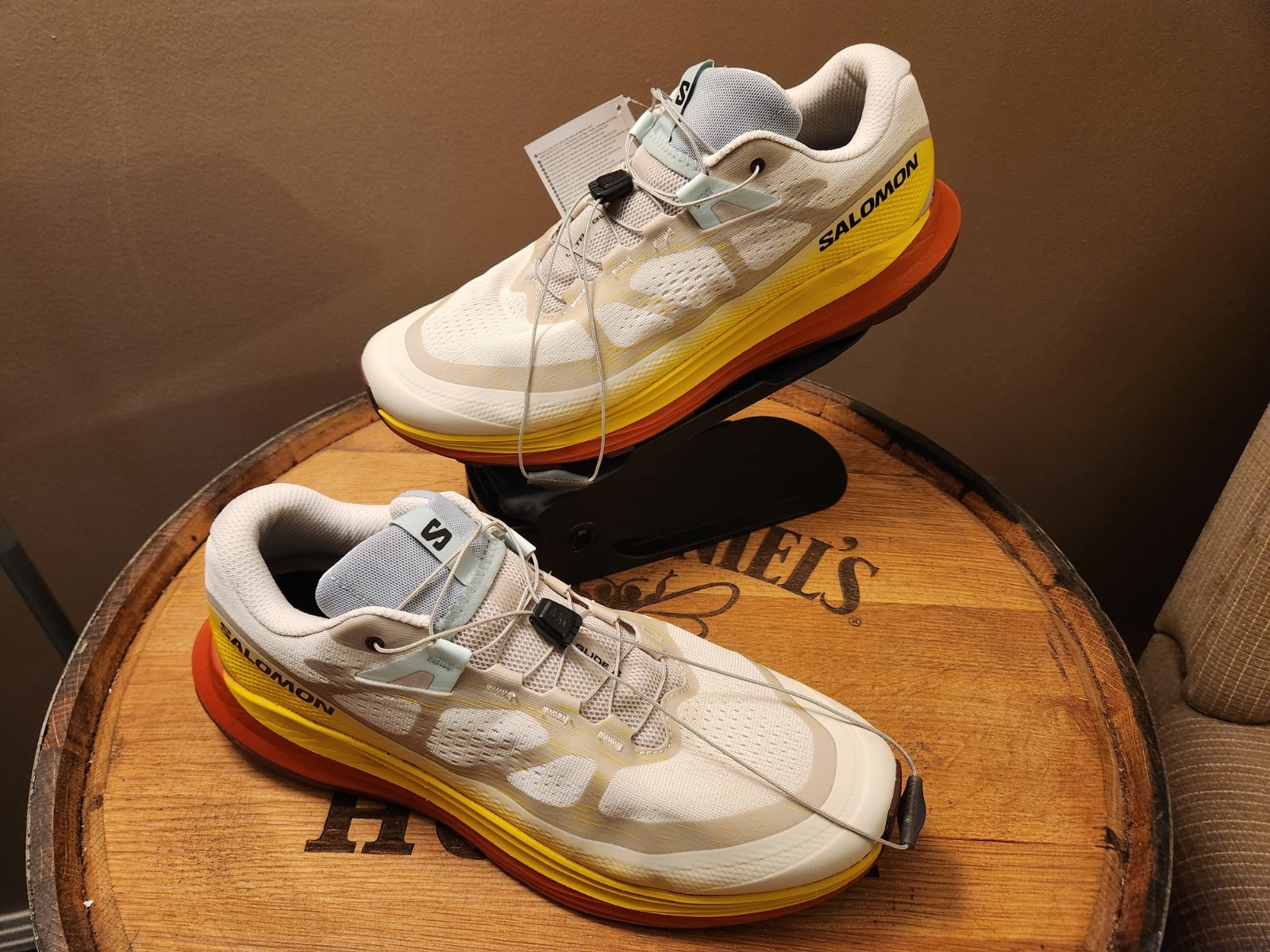 Salomon Scarpe da Trail Uomo Ultra Glide 2 Giorno di Pioggia Freesia Salsa Calda 12 5