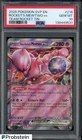 2025 Pokemon SVP EN Team Rocket Tin #216 Rocket's Mewtwo ex PSA 10 GEM MINT