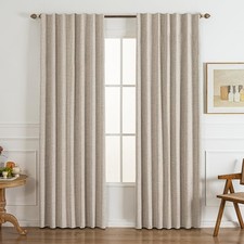 Blackout Curtains 108 Inch 2 Panels - 100 Light Blocking Thermal Insulated N...