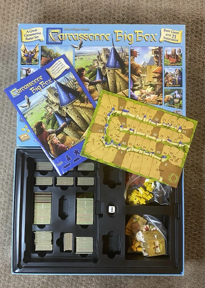 Juego de Mesa Carcassonne Big Box 6 Juego Base y 11 Expansiones Juegos Z-Man Foto 4 de 4