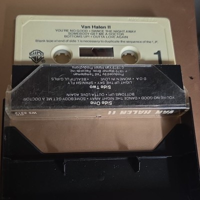 Van Halen / Van Halen II / Album Cassette Tape / 1979 Warner Bros. / Hard Rock