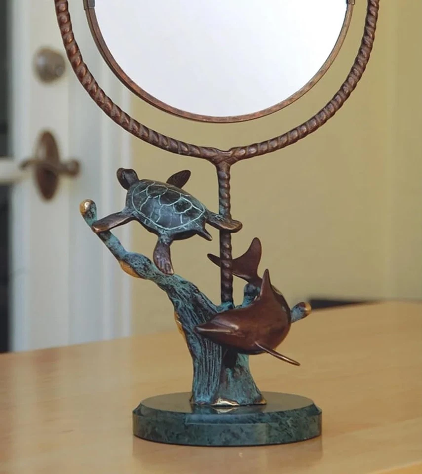 Home Turtle Dolphin Mirror - Image 2 of 3