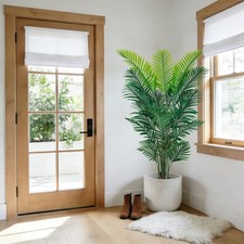 Artificial Palm Tree 4 5 6FT Faux Indoor Tropical Plant Home UK