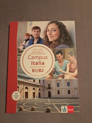 Klett Campus Italia B1/B2 Kurs- und Übungsbuch mit 2 Audio CDs