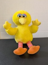 Vintage Playskool Big Bird Plush Sesame Street Toy Stuffed Animal 7 Inch