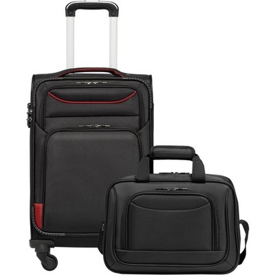 Reisekoffer Trolley Koffer Handgepäck-Set TSA Schloss Oxford Gummi Rollen