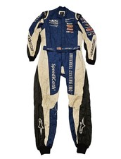 Alpinestars GP Tech Racing Suit Mens 42 Blue White FIA 8856-2000 Michael Johnson