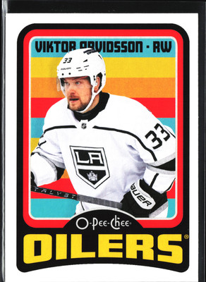 2024-25 O-Pee-Chee #296 Viktor Arvidsson RETRO Oilers