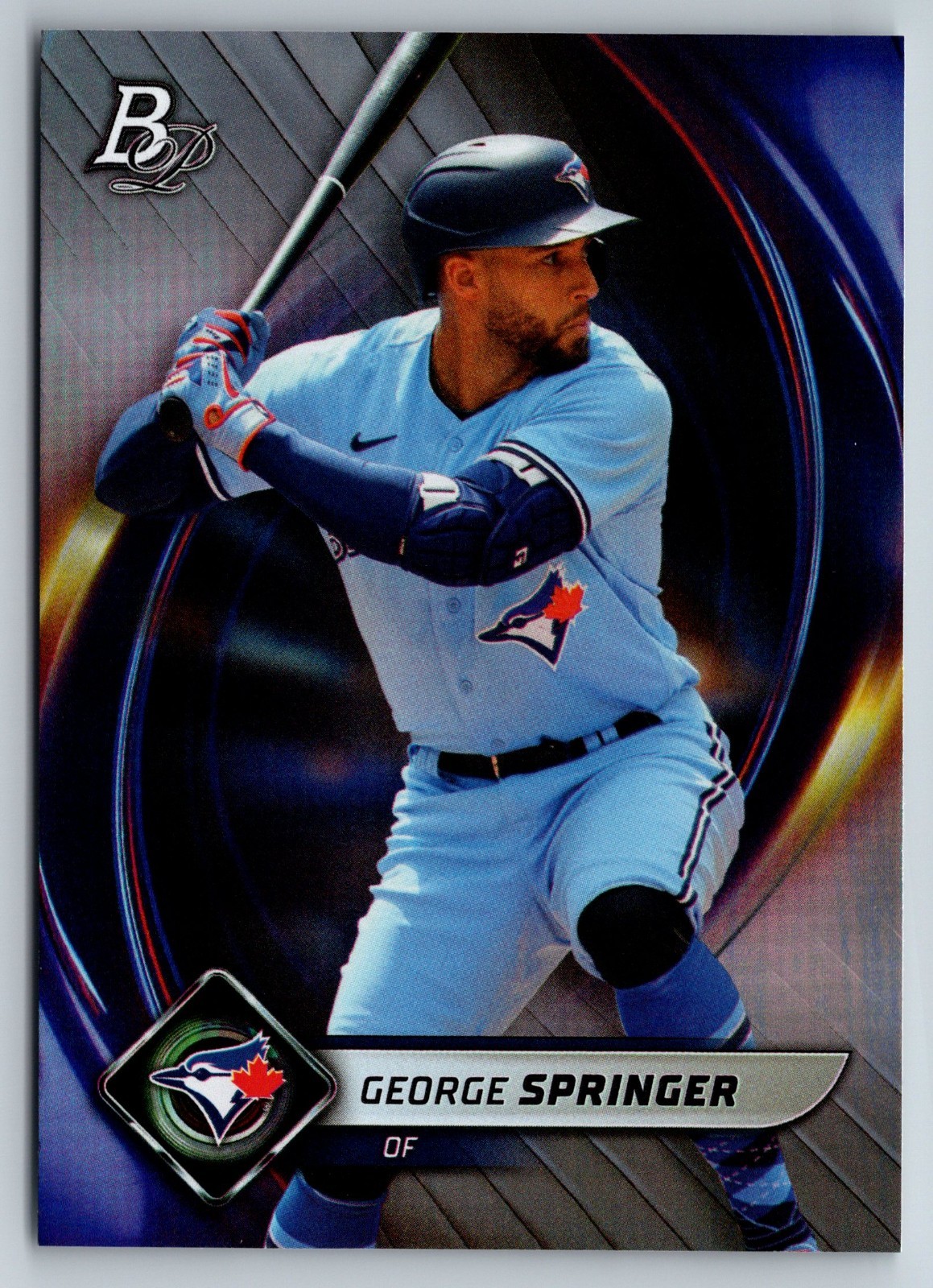 George Springer 2022 Bowman Platinum #92 Toronto Blue Jays Baseball