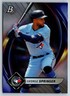 George Springer 2022 Bowman Platinum #92 Toronto Blue Jays Baseball