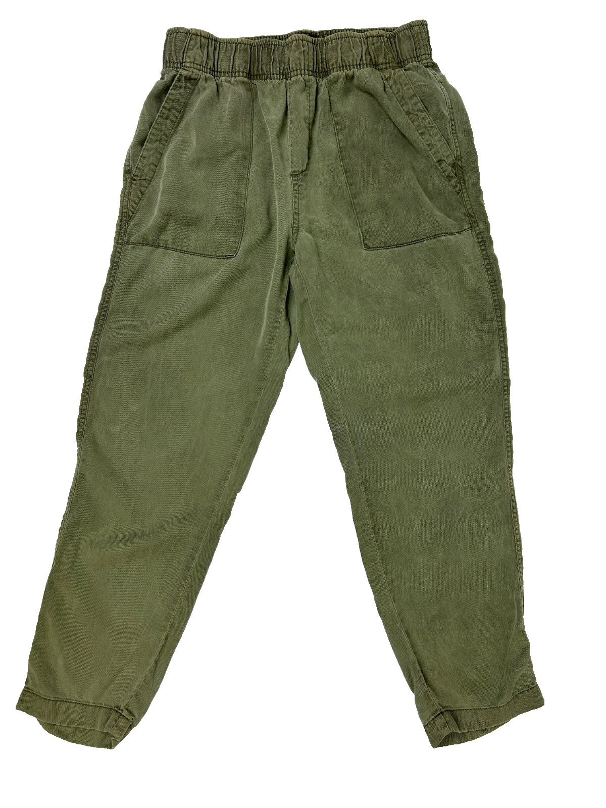 Gap Pull On Tencel Pants Lightweight Stretch Wais… - image 2