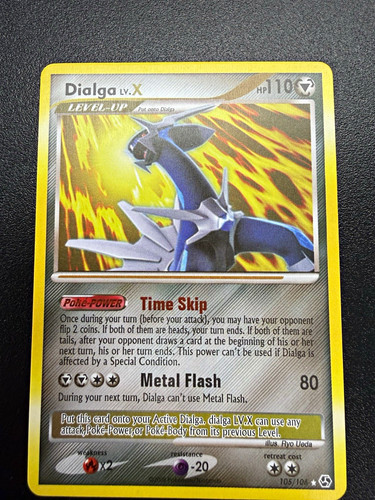 Dialga LV.X 105/106 Great Encounters Holo Ultra Rare Pokemon 2008 LP