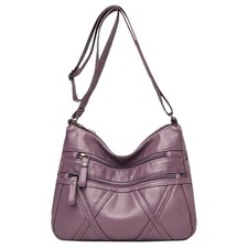Crossbody Bag for Women Lightweight Shoulder Bags Ladies Soft PU Leather Purs...