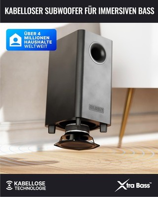 5.1 Soundbar + Subwoofer,Bowfell Halo ATMOS Dolby,HDMI eARC BT, Majority,GEPRÜFT