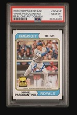 2023 Topps Heritage Rookie Autograph Vinnie Pasquantino Royals ROA-VP PSA 10