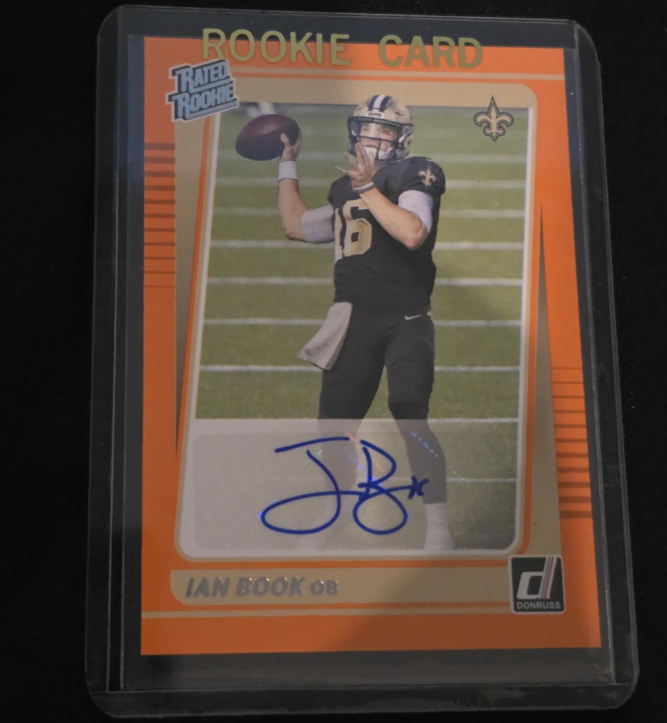 Panini 2021 Donruss Rated Rookie Ian Book #269 Autograph New Orleans Saints