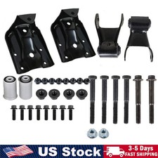 Rear Leaf Spring Hanger Bracket Shackle Kit Fit For Chevrolet Suburban 1500 2007