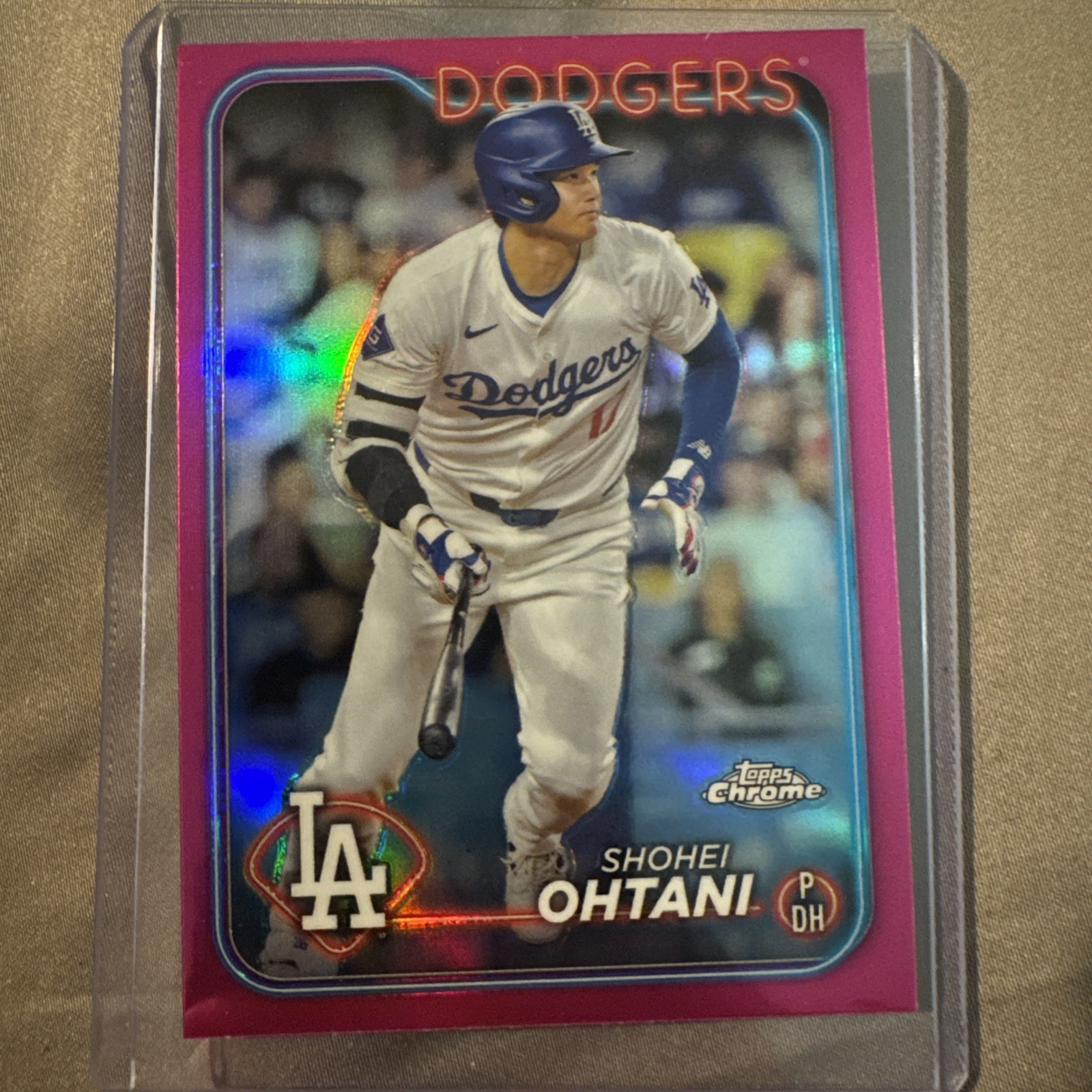 2024 Topps Chrome - Shohei Ohtani #1 Pink Refractor