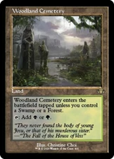 Near Mint x 1 Woodland Cemetery - Foil - Retro Frame Dominaria Remastered Varian