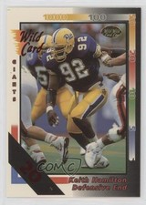 1992 Wild Card 20 Stripe Keith Hamilton #228 Rookie RC 11pj. rookie card picture