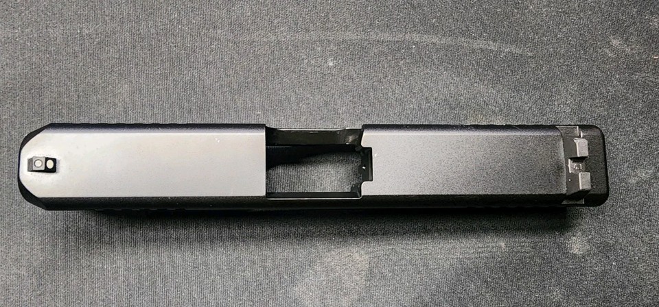 Used OEM STRIPPED Glock 45 Slide with Factory Sights and white ...