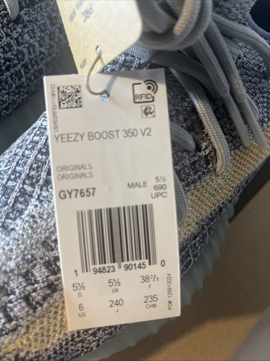 Adidas Yeezy Boost 350 V2 Ash Blue GY7657 Size 6! | eBay