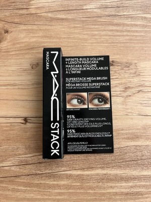 NP37  NEU MAC Stack Mascara Schwarz Volumen Klumpfrei Schichtbar