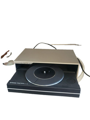 Pioneer PL X5 Turntable-Rare Portable Slide Out On Drawer! 12x8x4