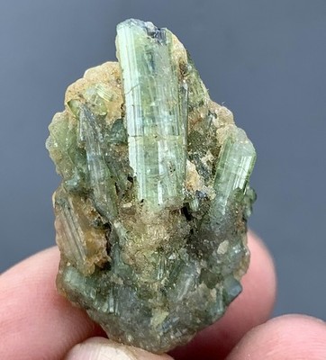 20 Gram Natural Tourmaline Crystal Specimen, Afghanistan Mineral, 37x24x22mm