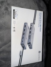 BFADEHA Universal 12-in-1 Mini Dock Triple Full HD Display