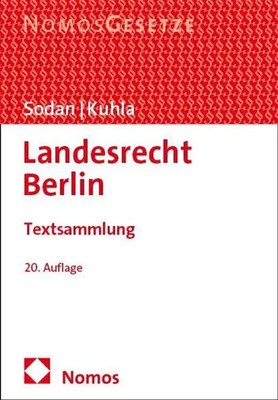 Landesrecht Berlin | Textsammlung | Helge Sodan (u. a.) | Taschenbuch | 1030 S.